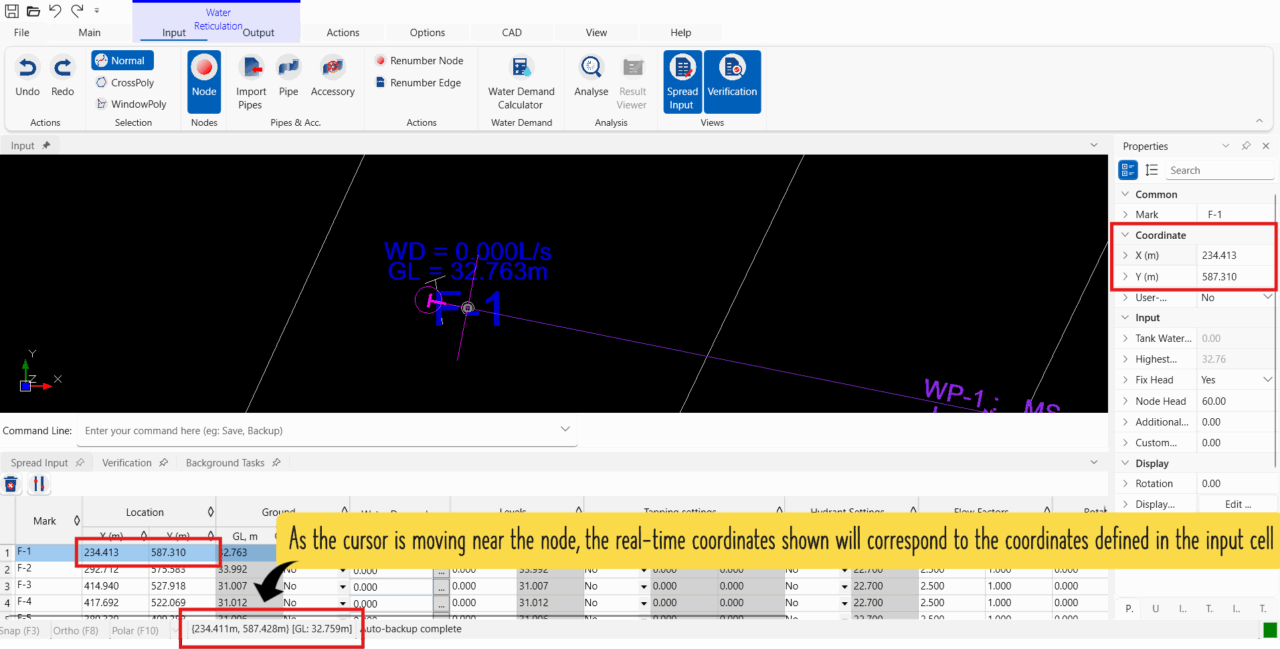 Inputting Node Properties - MES Innovation Sdn Bhd