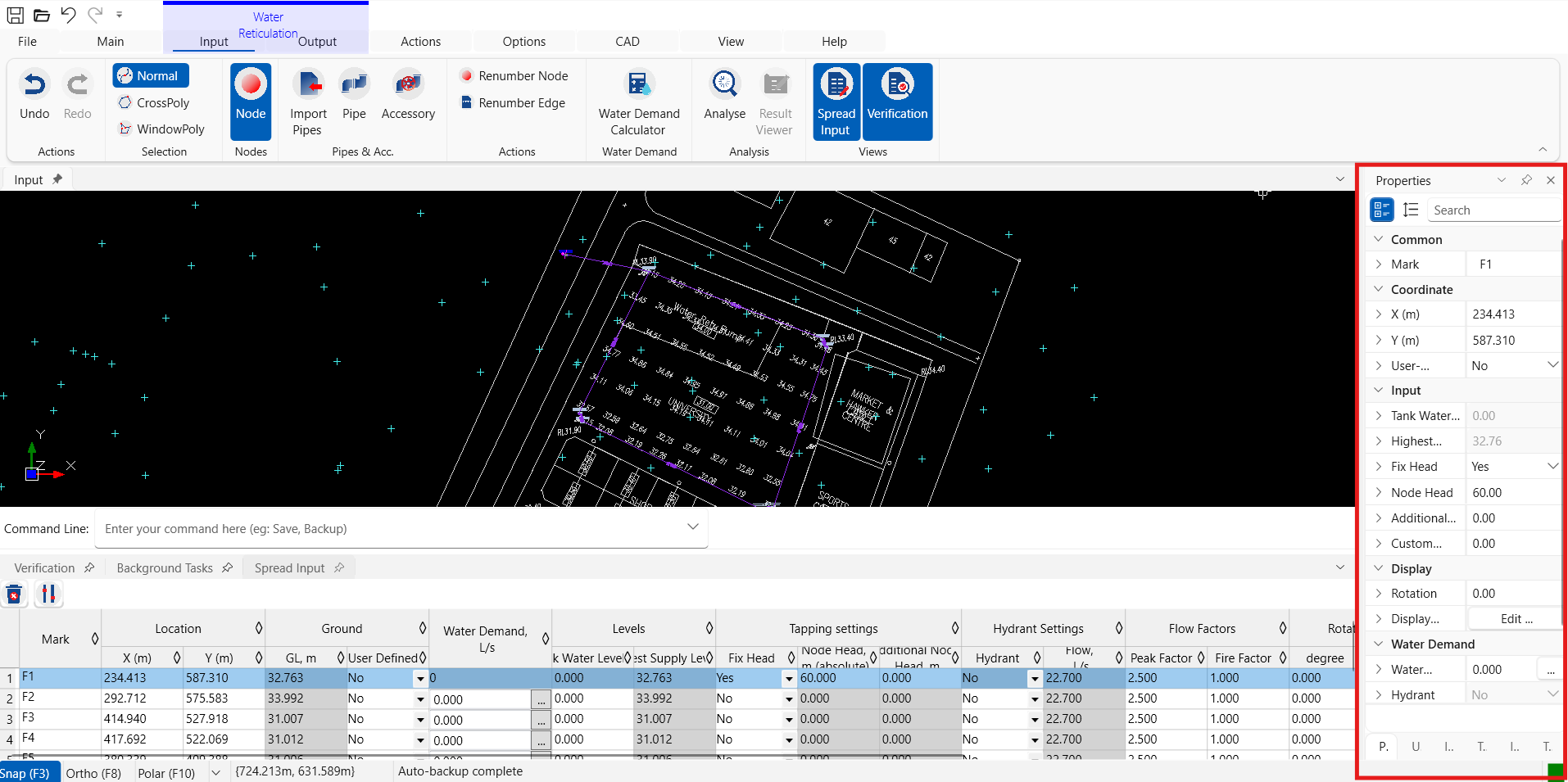 Inputting Node Properties - MES Innovation Sdn Bhd