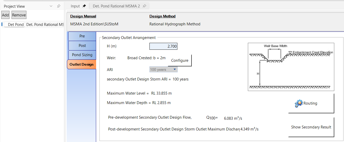 Designing Detention Pond - MES Innovation Sdn Bhd