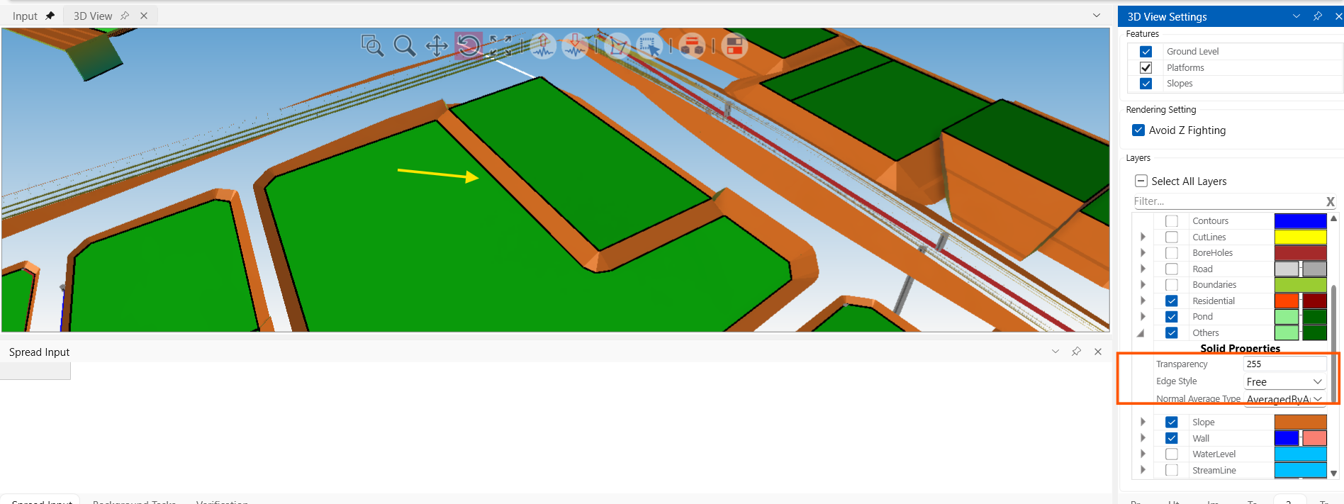 3D View Settings - MES Innovation Sdn Bhd