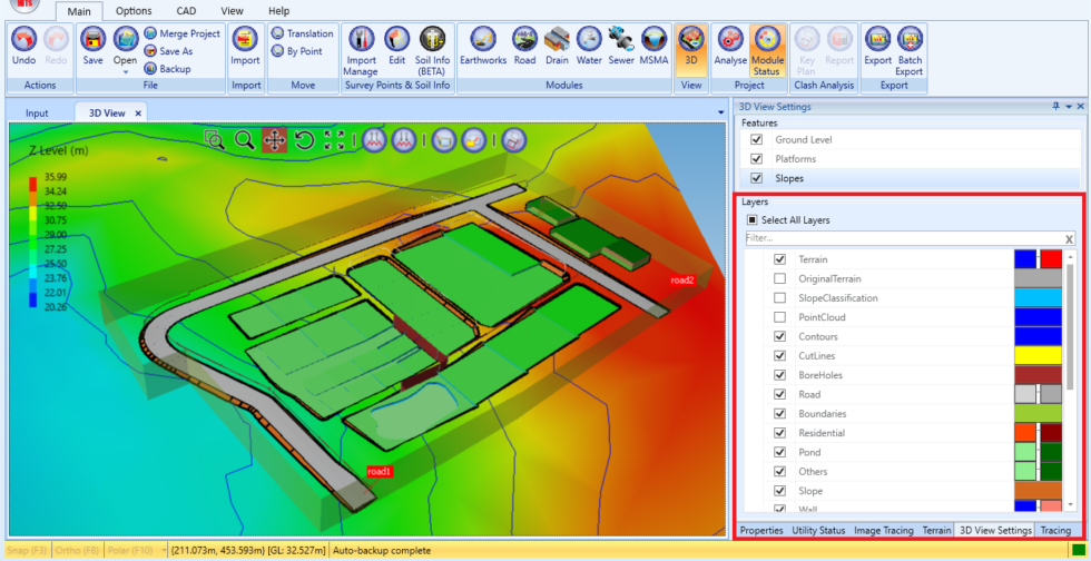 3D View Settings - MES Innovation Sdn Bhd